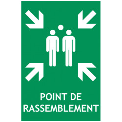 Panneau point de rassemblement