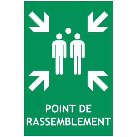 Panneau point de rassemblement