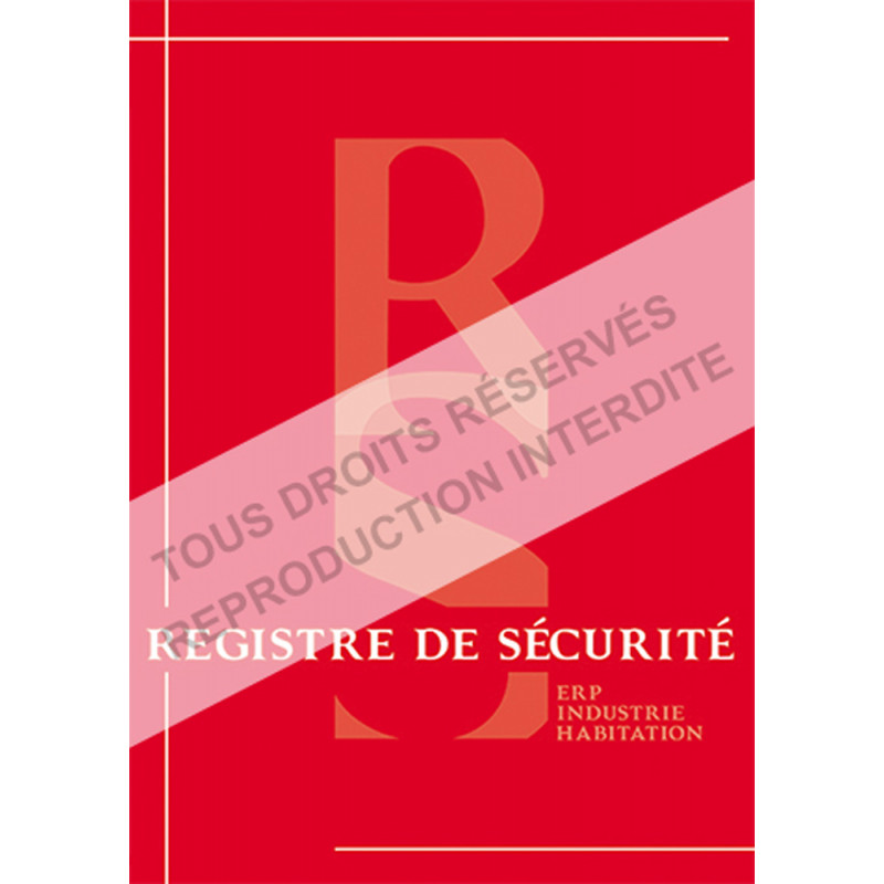 Registre de sécurité