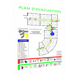 Impression plan incendie